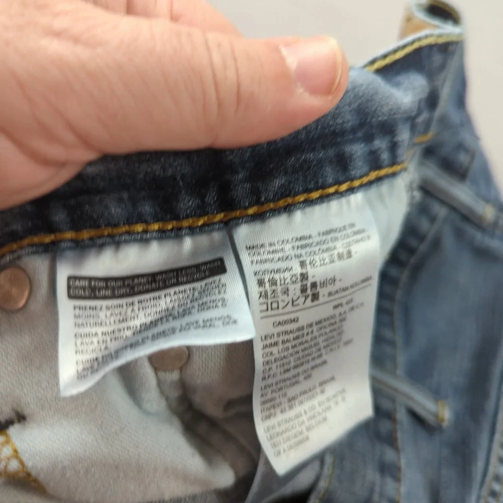 Levis Jeans Mens 38x30‎ Blue 569 Loose Relaxed Classic Western Baggy